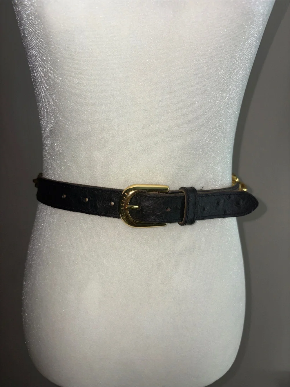 Vintage Ted Baker Gold Hardware Women's Belt